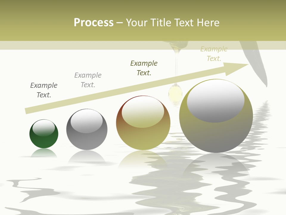 Drop Food Leaves PowerPoint Template
