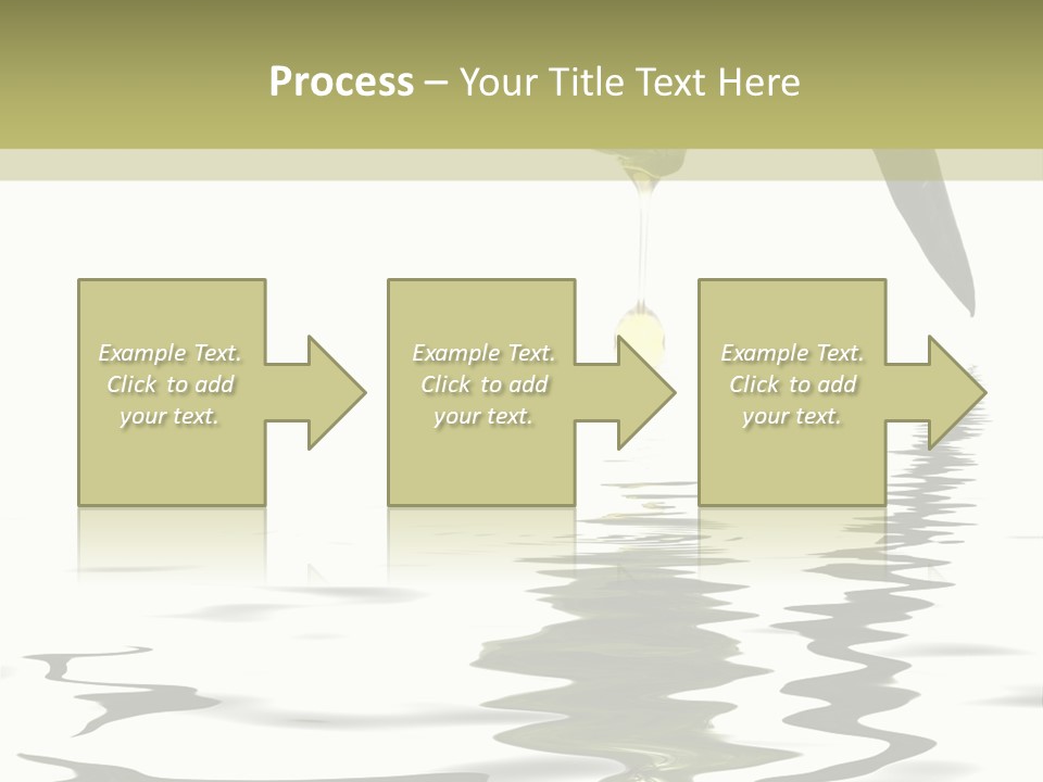 Drop Food Leaves PowerPoint Template