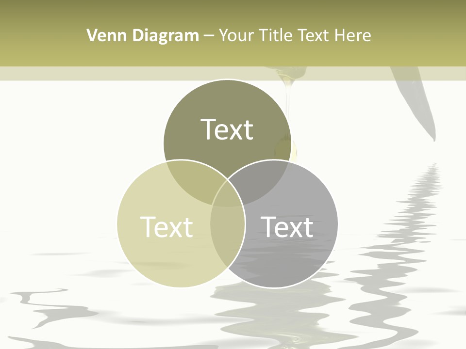 Drop Food Leaves PowerPoint Template