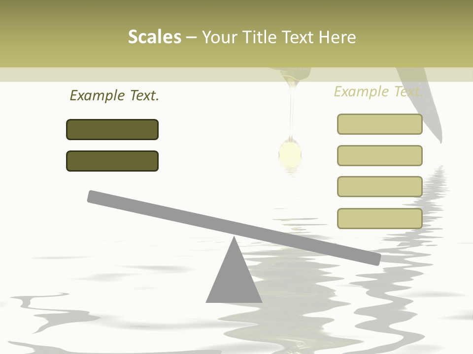 Drop Food Leaves PowerPoint Template