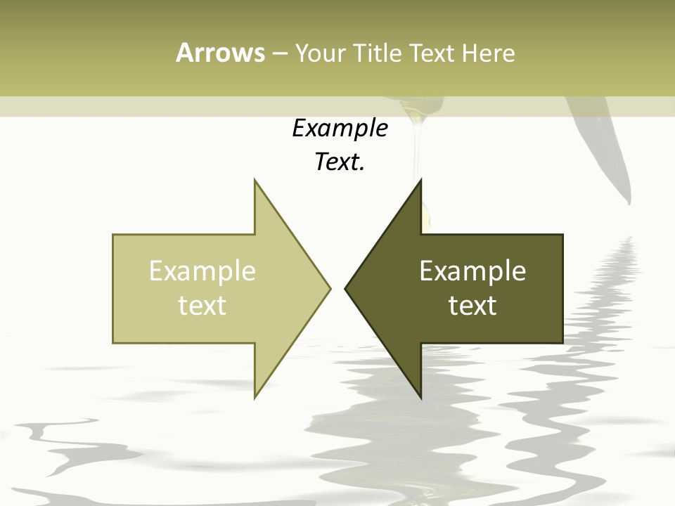 Drop Food Leaves PowerPoint Template