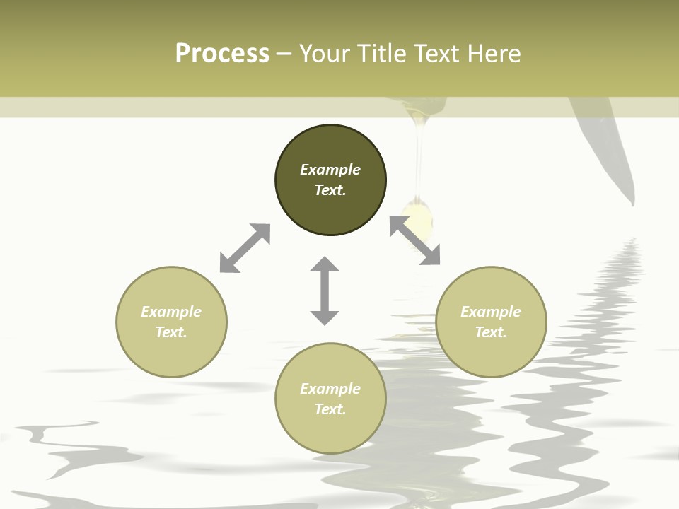 Drop Food Leaves PowerPoint Template