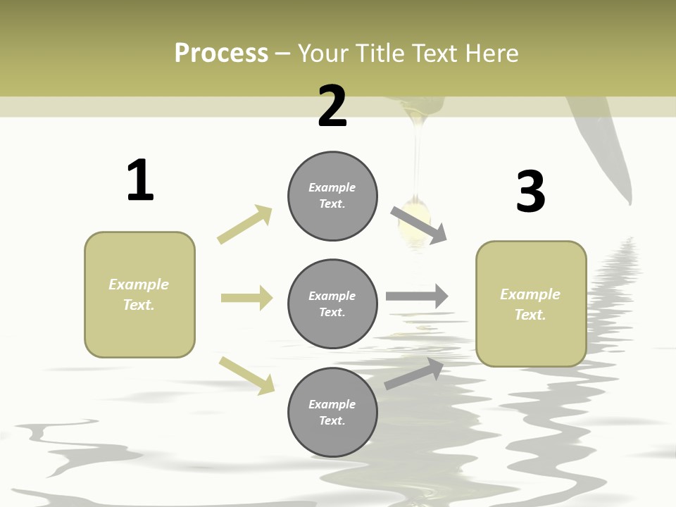 Drop Food Leaves PowerPoint Template
