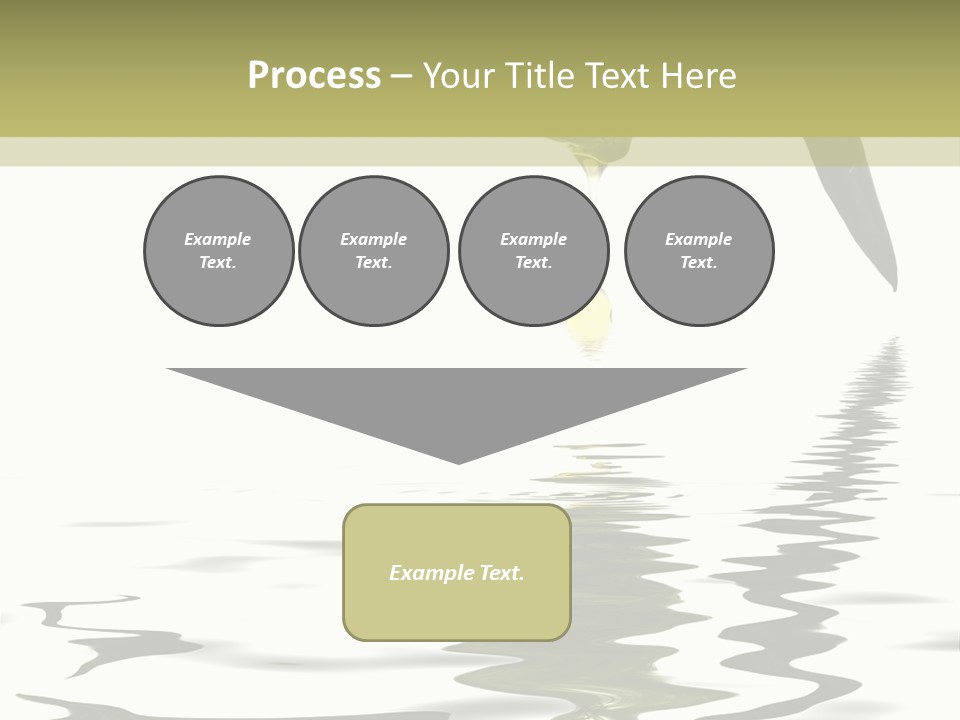 Drop Food Leaves PowerPoint Template
