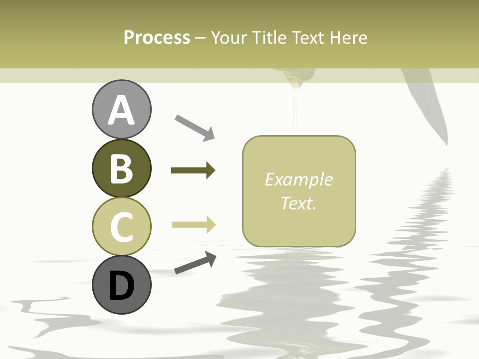 Drop Food Leaves PowerPoint Template