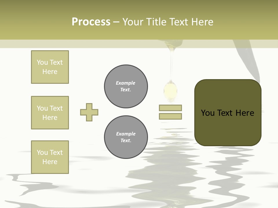 Drop Food Leaves PowerPoint Template