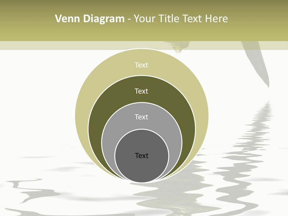 Drop Food Leaves PowerPoint Template