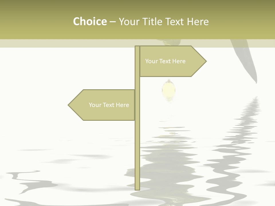 Drop Food Leaves PowerPoint Template