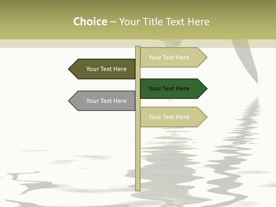 Drop Food Leaves PowerPoint Template