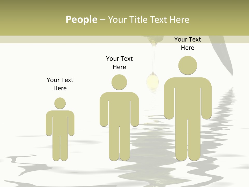 Drop Food Leaves PowerPoint Template