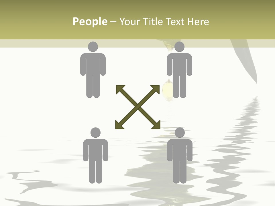 Drop Food Leaves PowerPoint Template