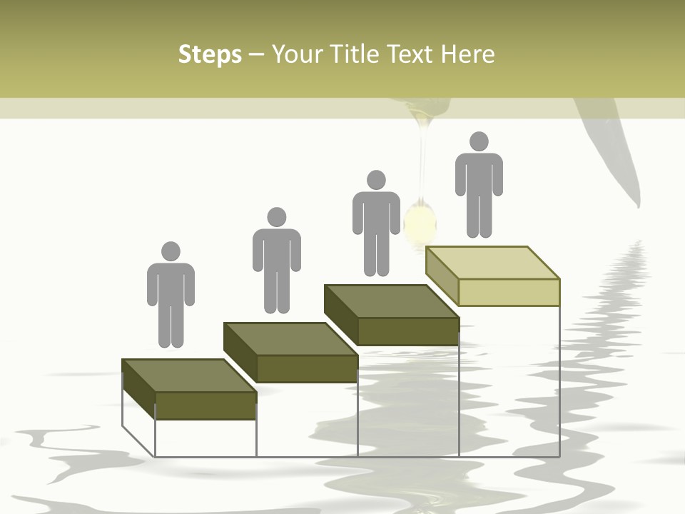 Drop Food Leaves PowerPoint Template