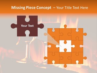 Gas Bonfire Decoration PowerPoint Template