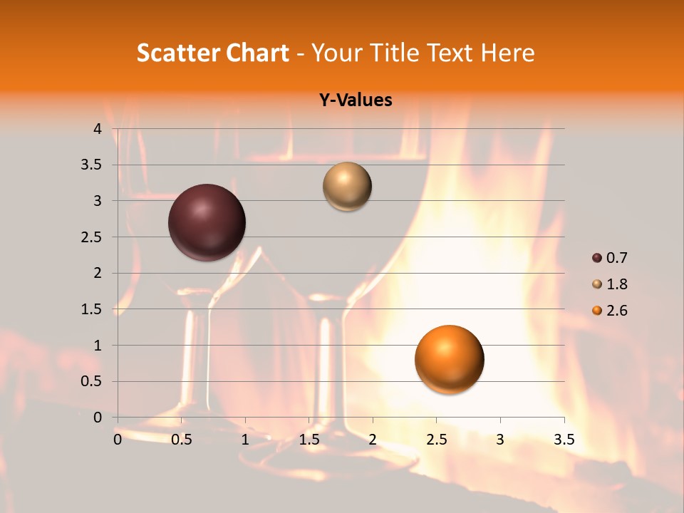 Gas Bonfire Decoration PowerPoint Template