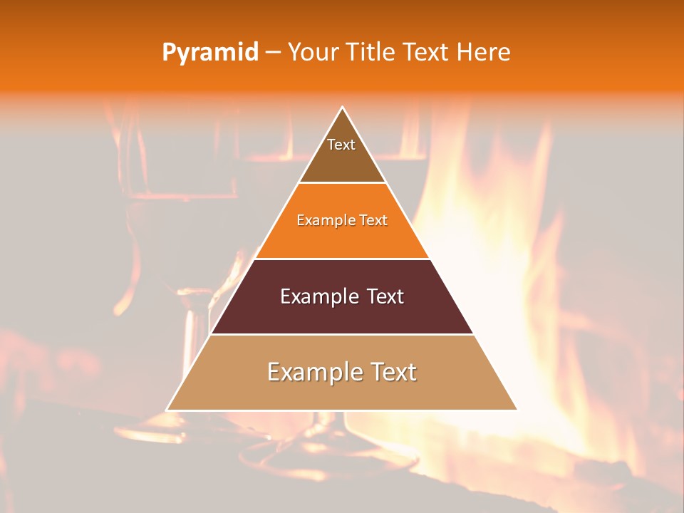 Gas Bonfire Decoration PowerPoint Template