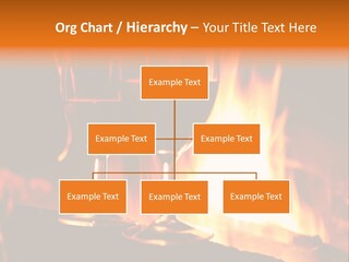 Gas Bonfire Decoration PowerPoint Template