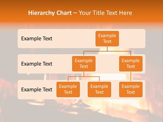 Gas Bonfire Decoration PowerPoint Template
