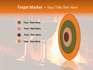 Gas Bonfire Decoration PowerPoint Template