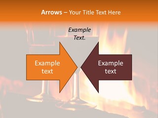 Gas Bonfire Decoration PowerPoint Template