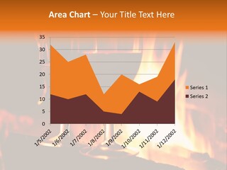 Gas Bonfire Decoration PowerPoint Template