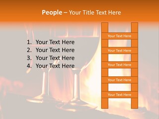Gas Bonfire Decoration PowerPoint Template