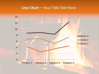 Gas Bonfire Decoration PowerPoint Template