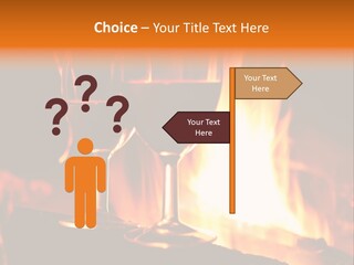 Gas Bonfire Decoration PowerPoint Template