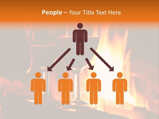 Gas Bonfire Decoration PowerPoint Template