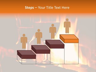 Gas Bonfire Decoration PowerPoint Template