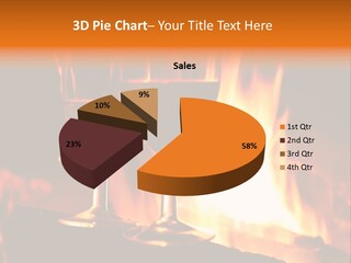Gas Bonfire Decoration PowerPoint Template