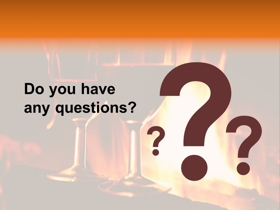 Gas Bonfire Decoration PowerPoint Template