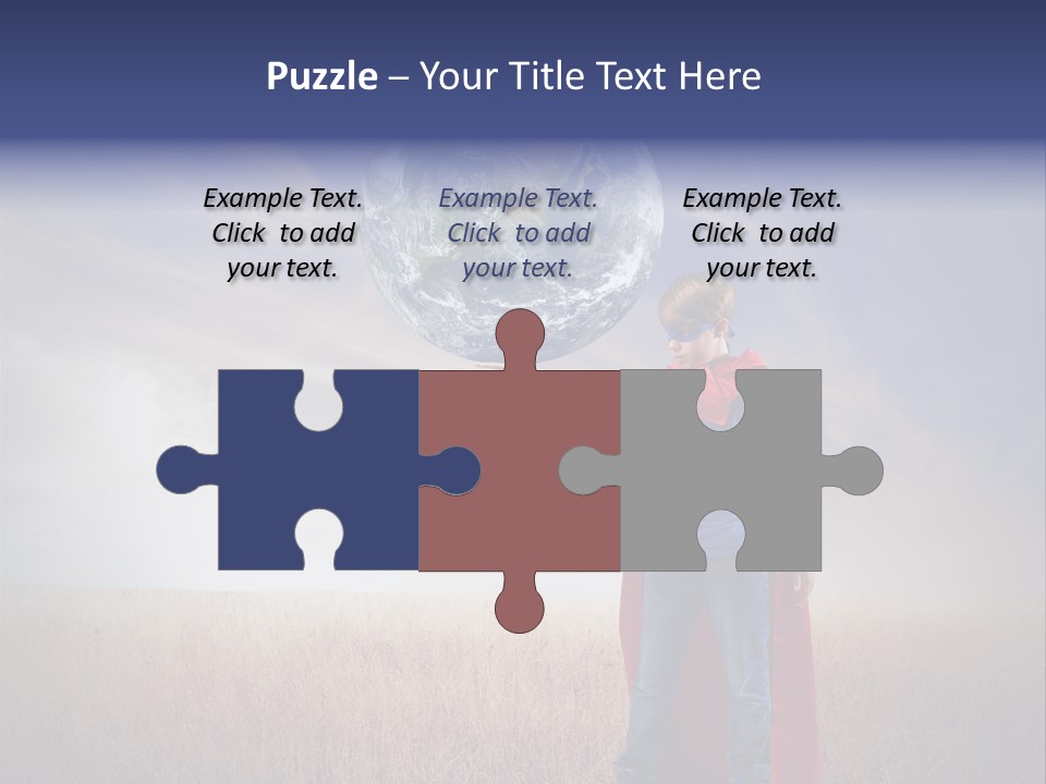 Man Twist Spiral PowerPoint Template