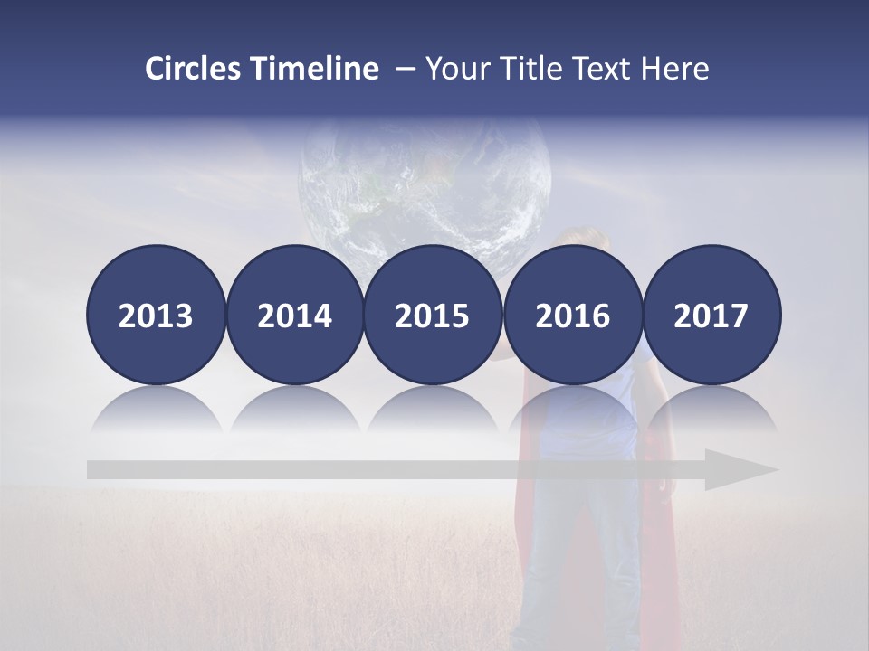 Man Twist Spiral PowerPoint Template