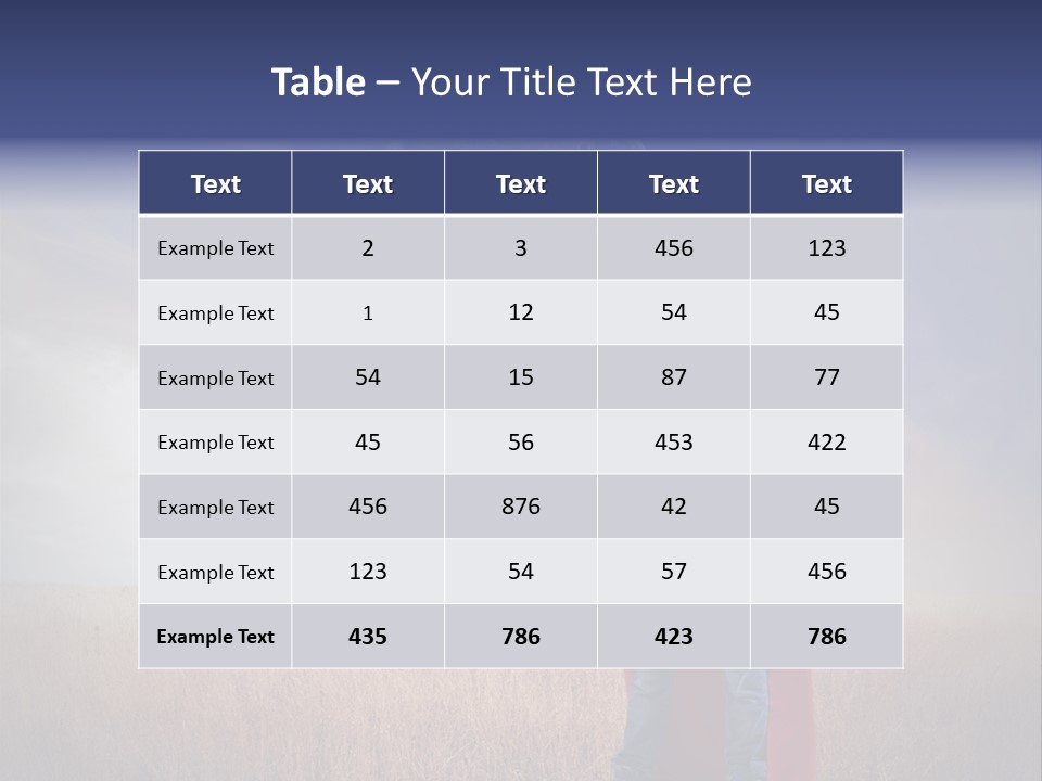 Man Twist Spiral PowerPoint Template