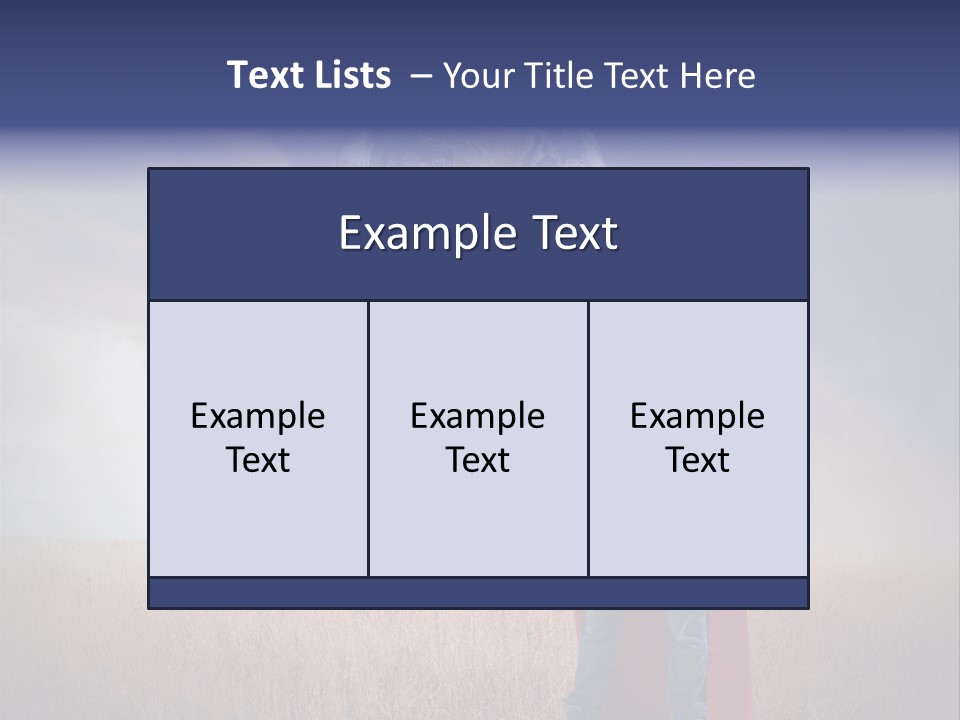 Man Twist Spiral PowerPoint Template