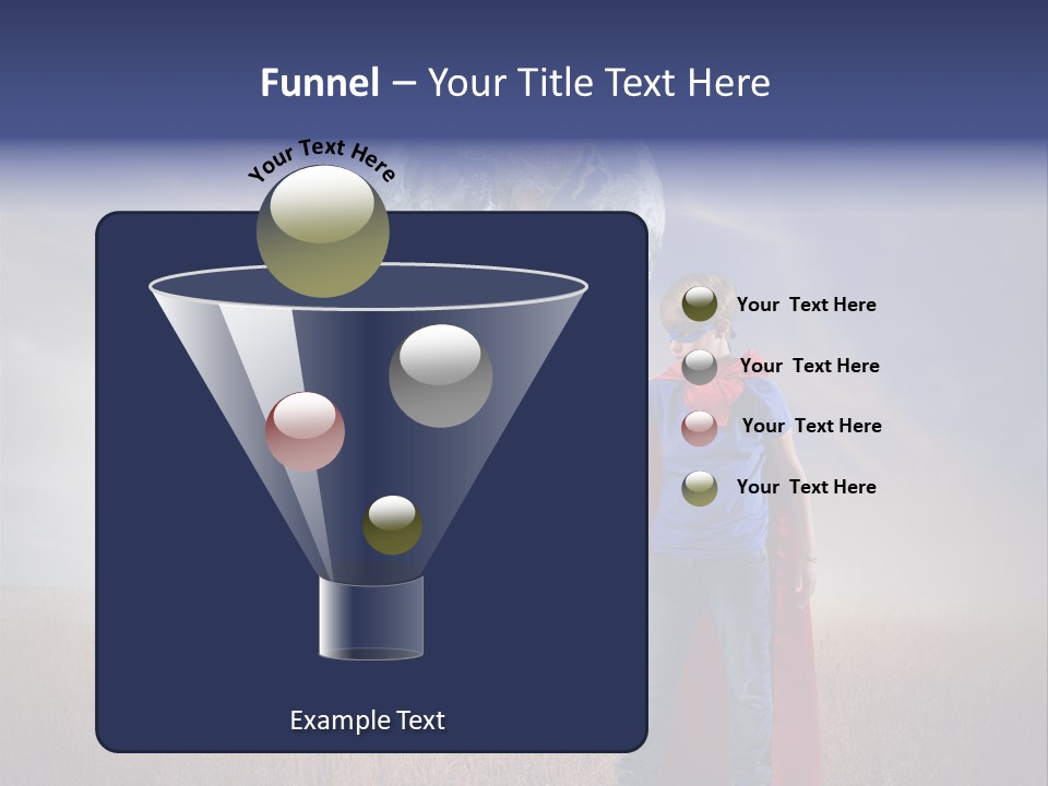 Man Twist Spiral PowerPoint Template