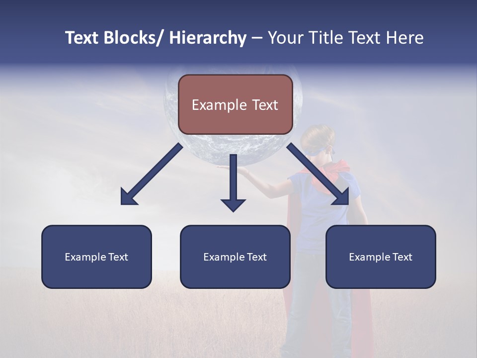 Man Twist Spiral PowerPoint Template