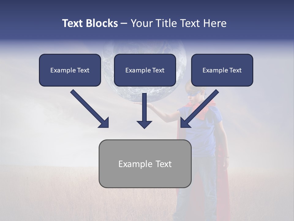 Man Twist Spiral PowerPoint Template