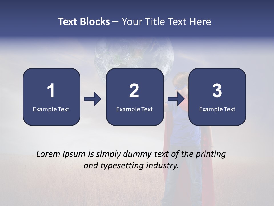 Man Twist Spiral PowerPoint Template