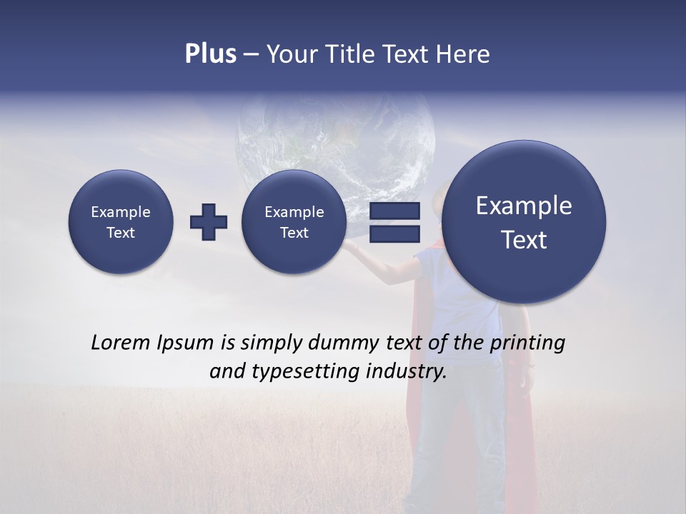 Man Twist Spiral PowerPoint Template