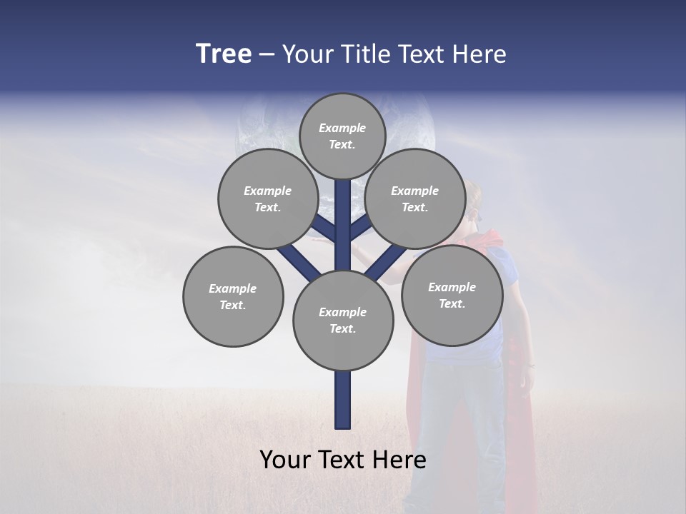 Man Twist Spiral PowerPoint Template