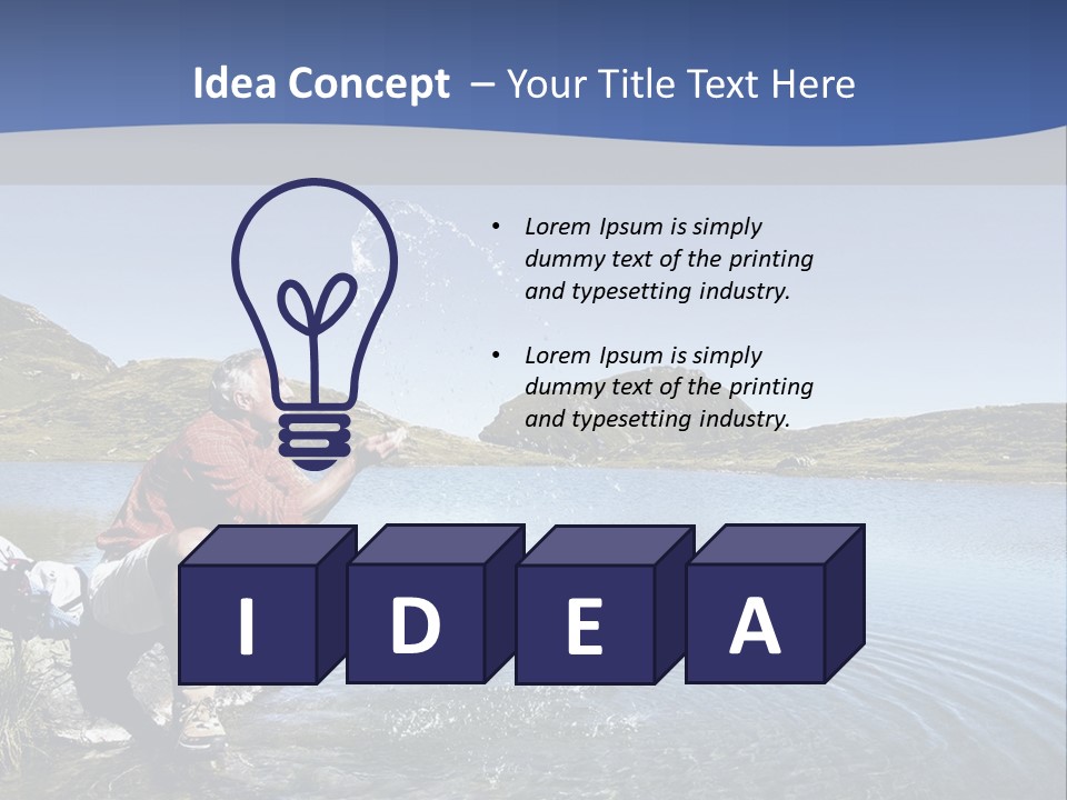 Mystery Male Infinite PowerPoint Template