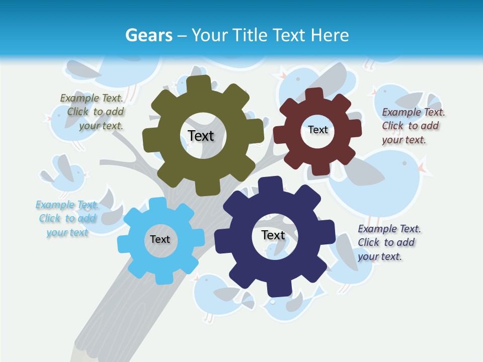 Complex Spiral Male PowerPoint Template