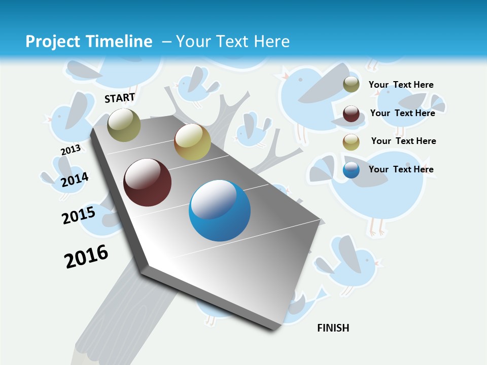 Complex Spiral Male PowerPoint Template