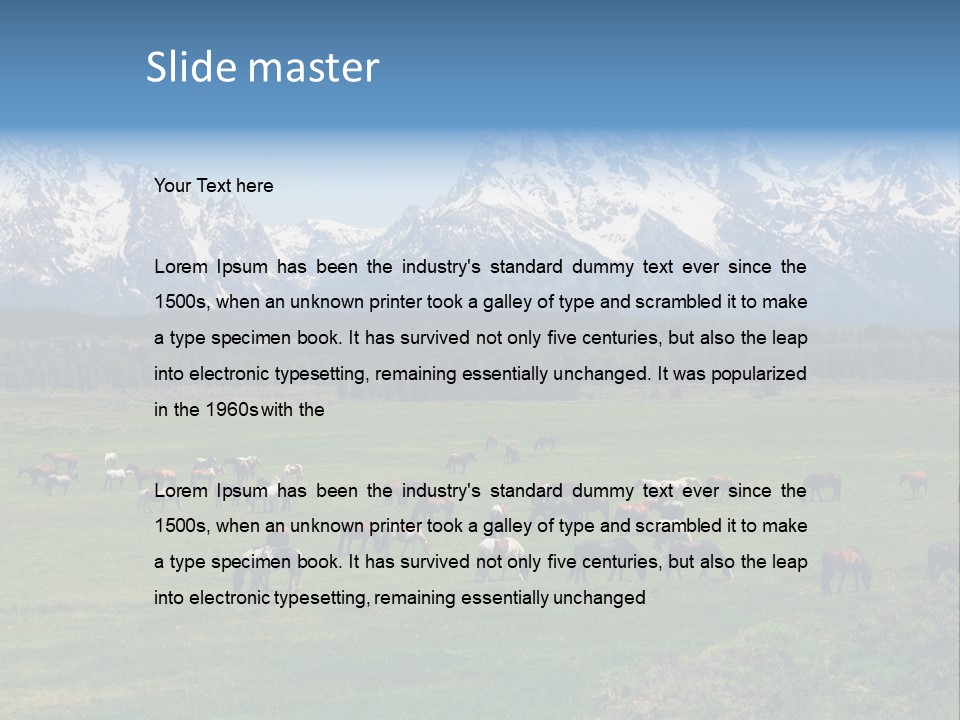 Infinite Inconsistency Twist PowerPoint Template