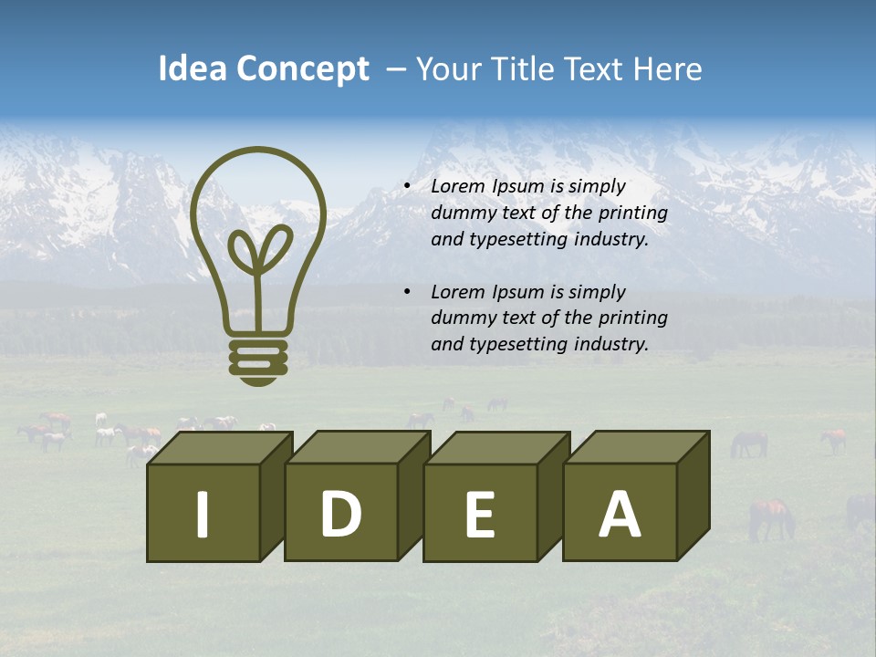 Infinite Inconsistency Twist PowerPoint Template