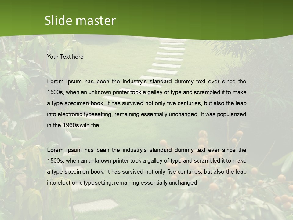 Spiral Droste Male PowerPoint Template