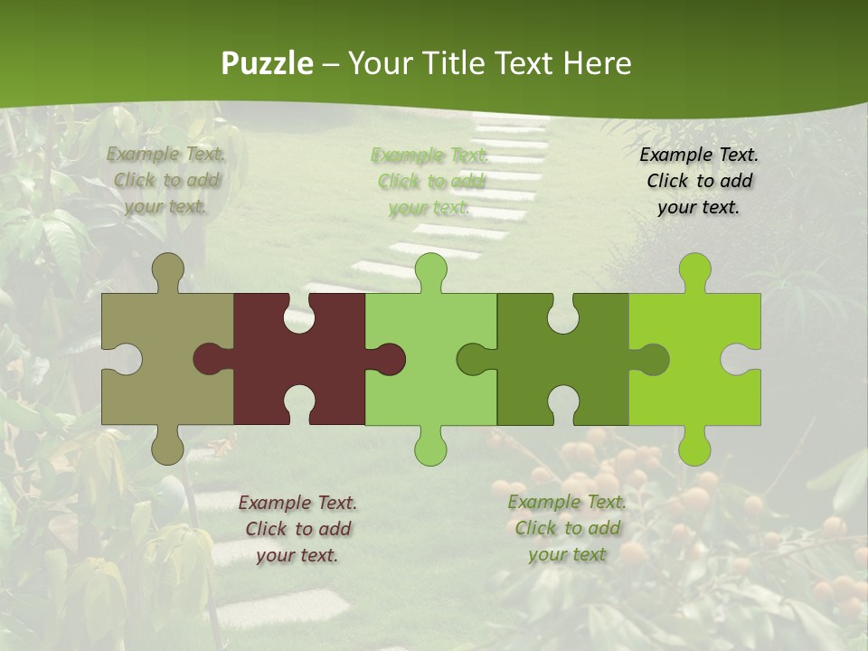 Spiral Droste Male PowerPoint Template