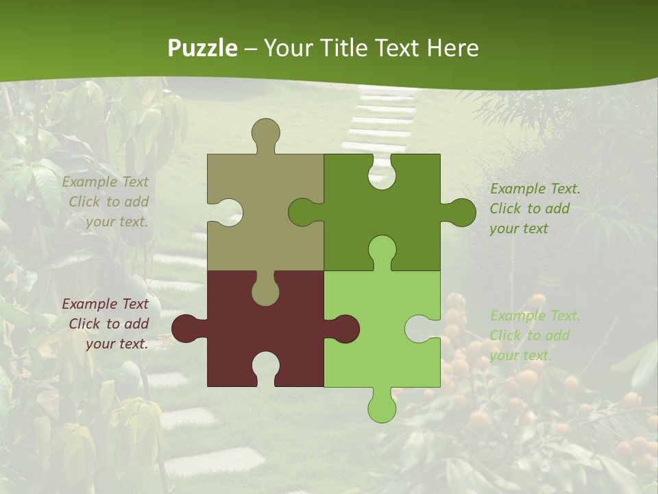 Spiral Droste Male PowerPoint Template