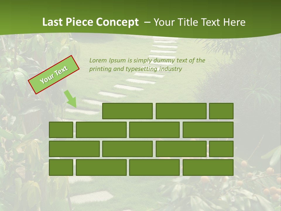 Spiral Droste Male PowerPoint Template